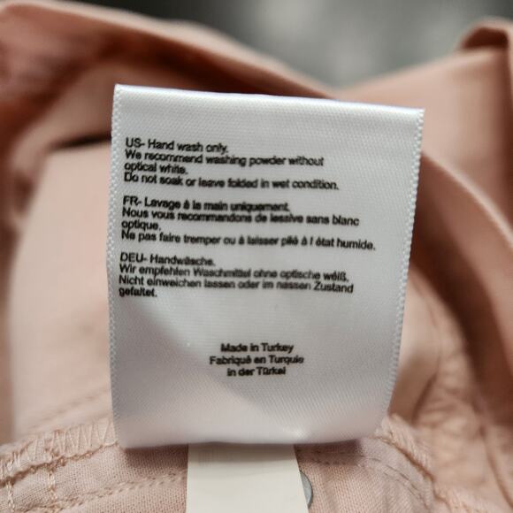 NWT Anine Bing Pink Denim Shorts Size Medium - Picture 6 of 9